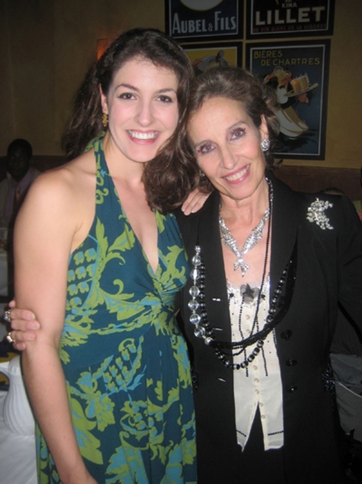 Jennifer Sheehan and Andrea Marcovicci at Andrea Marcovicci's 60th Birthday Gala